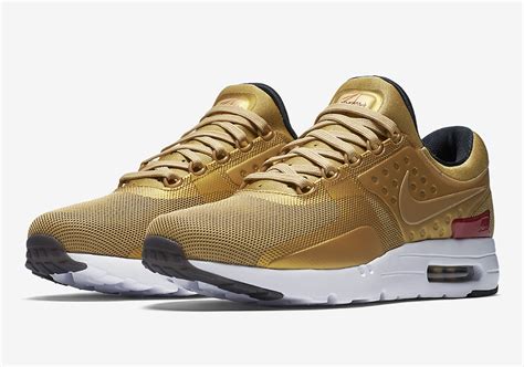 nike schwarz gold neu|Women's Nike Air Max Zero 'Metallic Gold' Release Date.